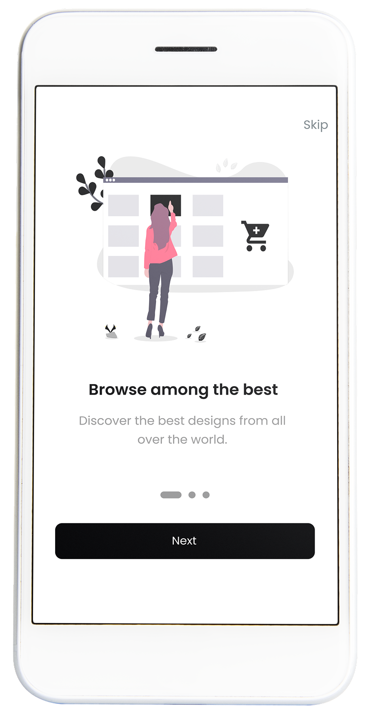 Inksvilla onboarding screen 1