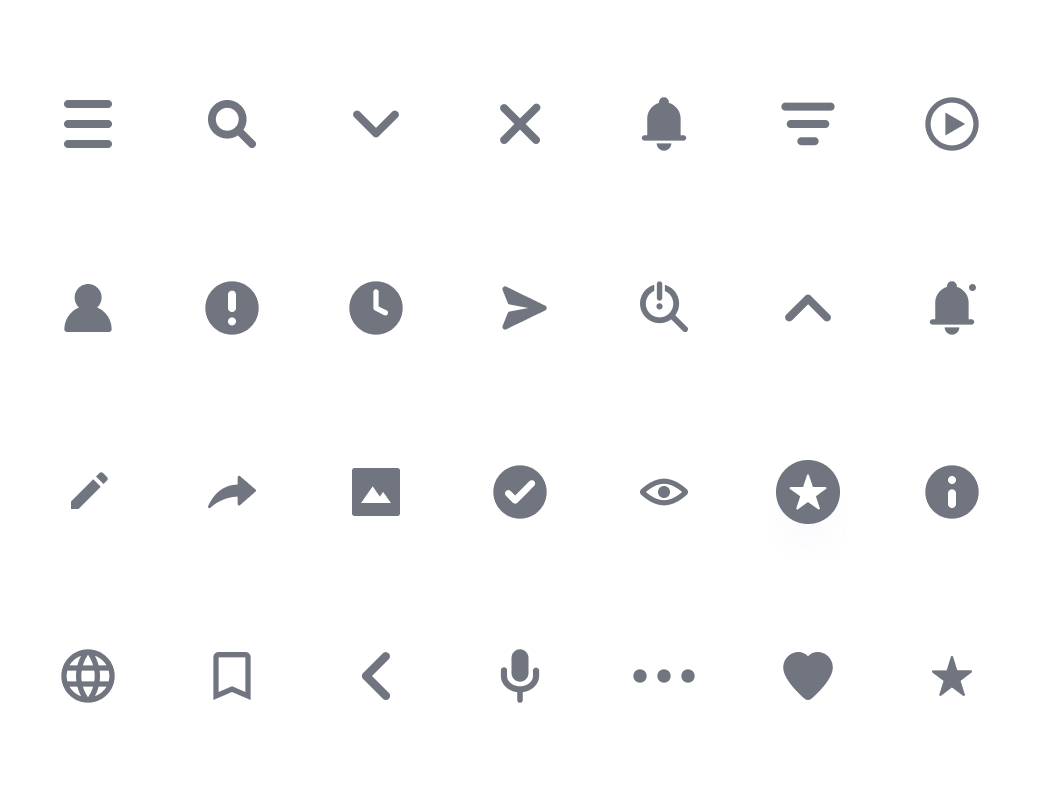 Khabar iconography reference board